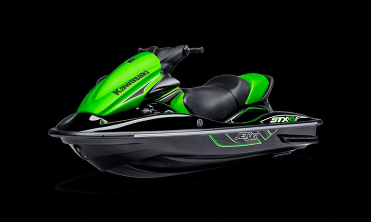enjoying a jetski ride