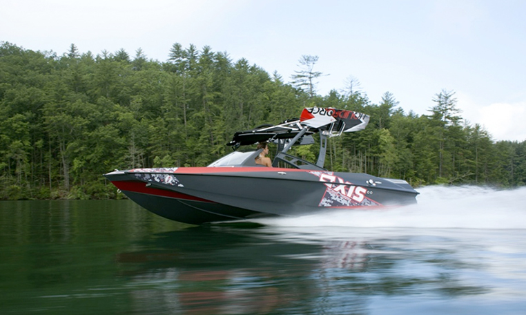 wakeboarding boat